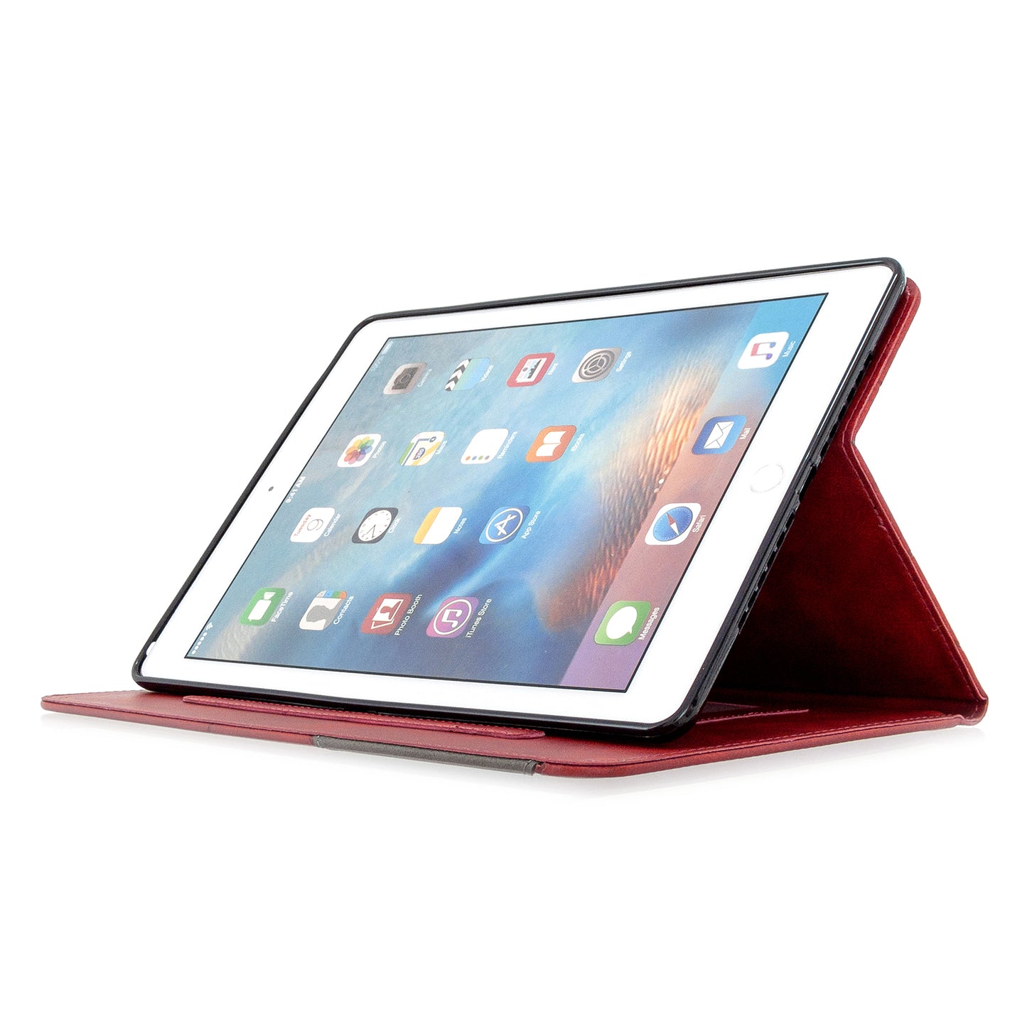 Geometric Pattern Stand Leather Smart Case for iPad Air 2/Air (2013)/iPad 9.7-inch (2018)/(2017)/Pro 9.7 inch (2016)