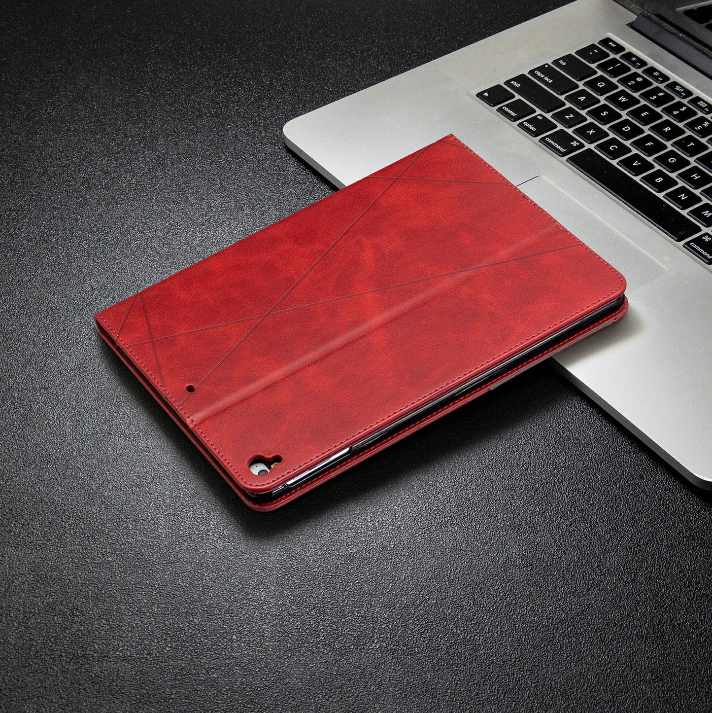 Geometric Pattern Stand Leather Smart Case for iPad Air 2/Air (2013)/iPad 9.7-inch (2018)/(2017)/Pro 9.7 inch (2016)
