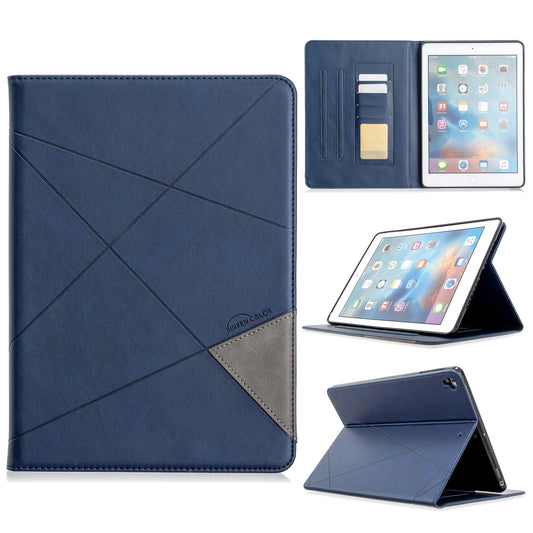 Geometric Pattern Stand Leather Smart Case for iPad Air 2/Air (2013)/iPad 9.7-inch (2018)/(2017)/Pro 9.7 inch (2016)
