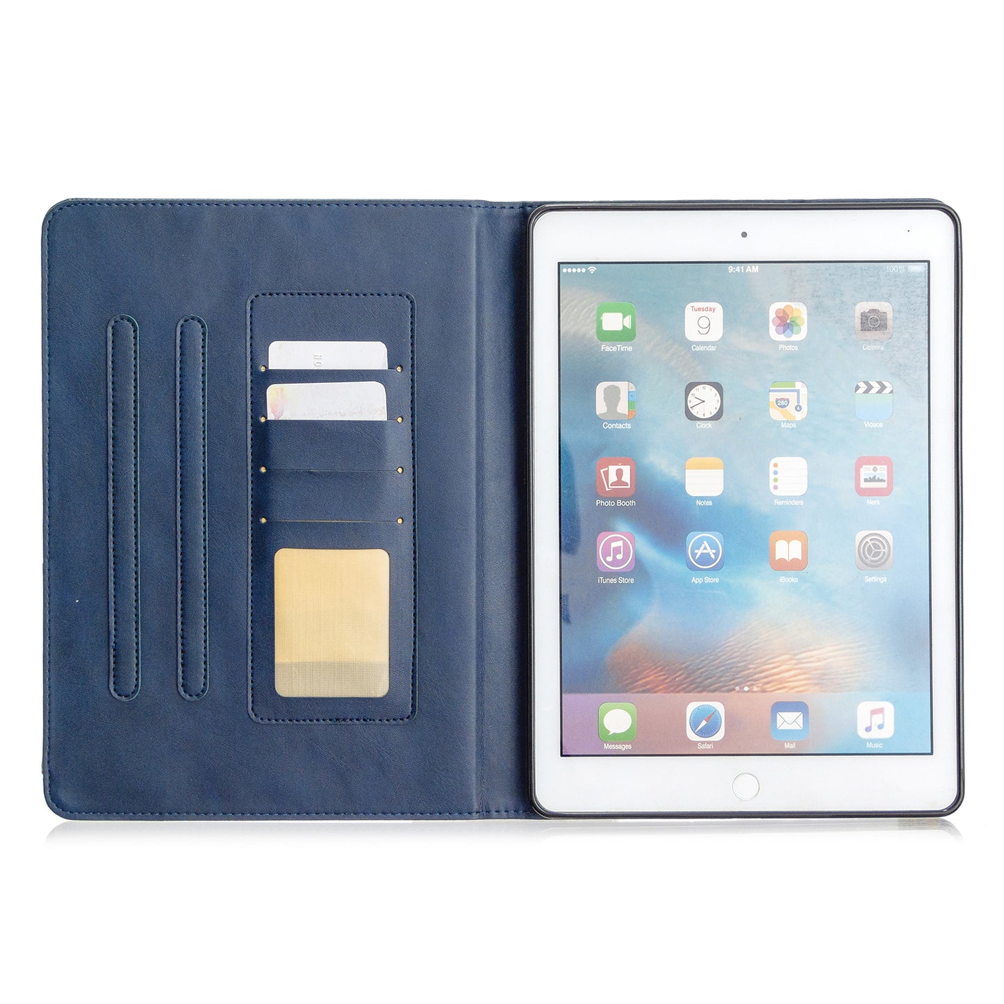 Geometric Pattern Stand Leather Smart Case for iPad Air 2/Air (2013)/iPad 9.7-inch (2018)/(2017)/Pro 9.7 inch (2016)