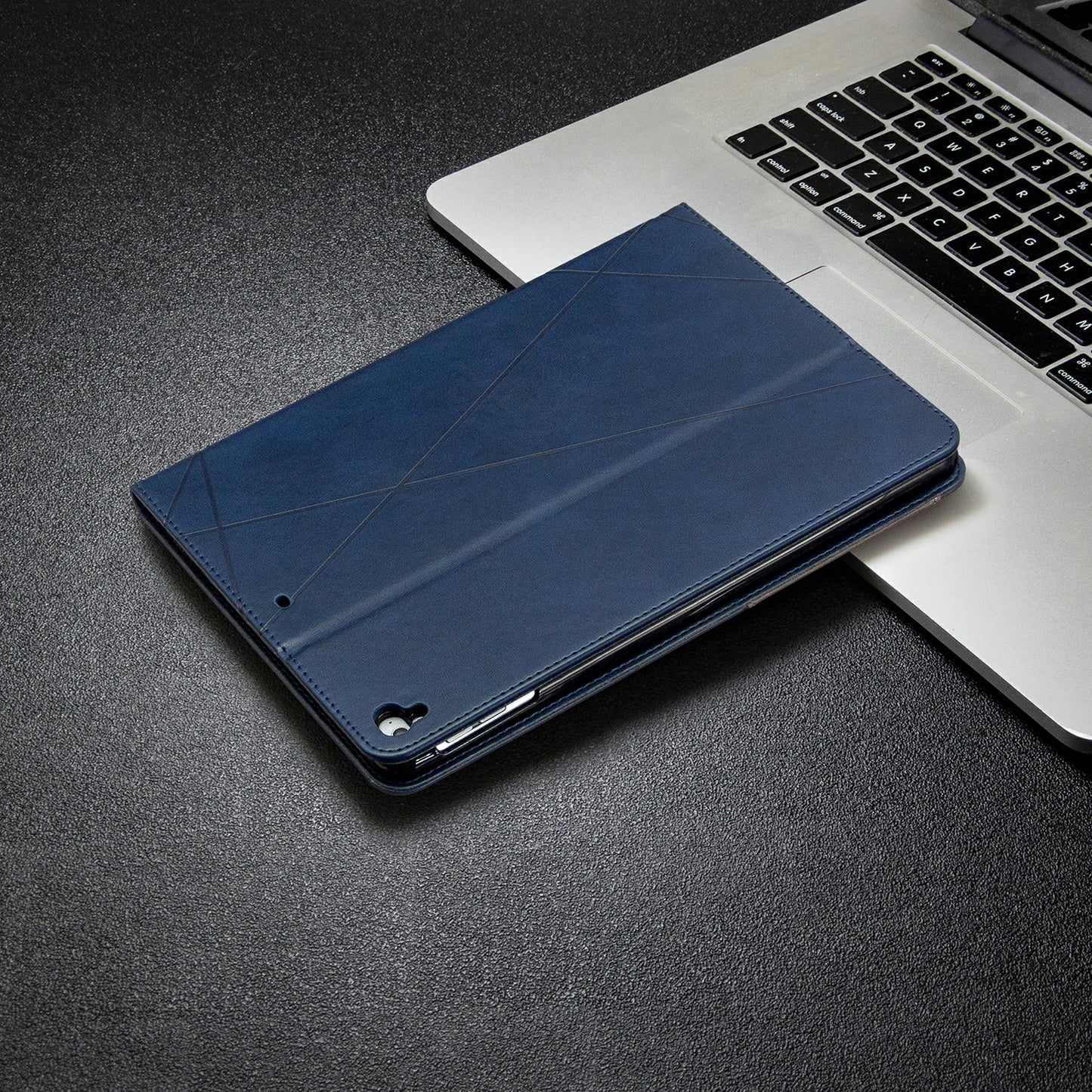 Geometric Pattern Stand Leather Smart Case for iPad Air 2/Air (2013)/iPad 9.7-inch (2018)/(2017)/Pro 9.7 inch (2016)