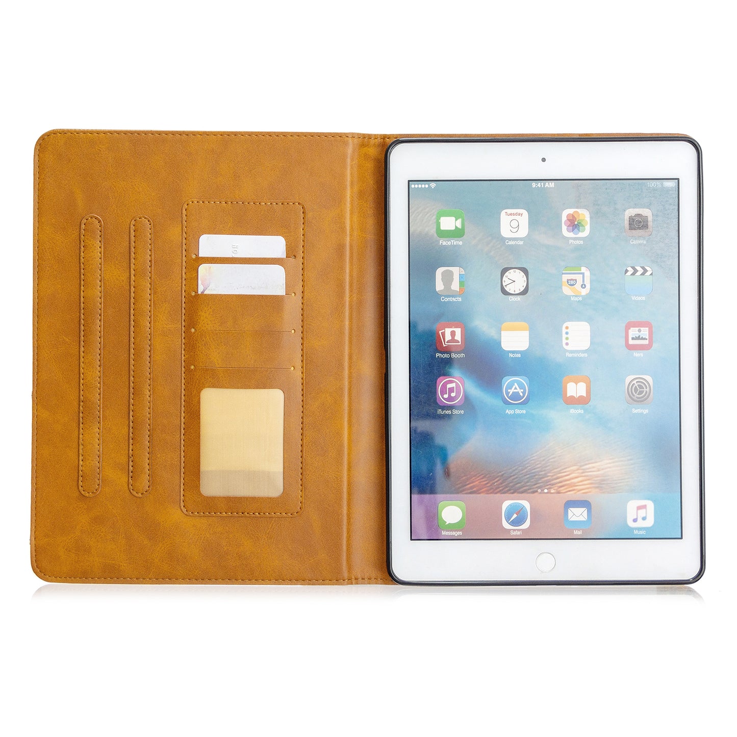 Geometric Pattern Stand Leather Smart Case for iPad Air 2/Air (2013)/iPad 9.7-inch (2018)/(2017)/Pro 9.7 inch (2016)