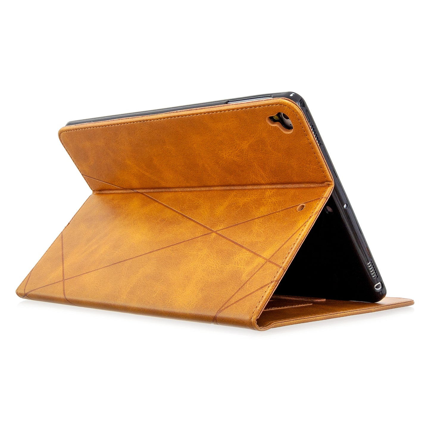 Geometric Pattern Stand Leather Smart Case for iPad Air 2/Air (2013)/iPad 9.7-inch (2018)/(2017)/Pro 9.7 inch (2016)