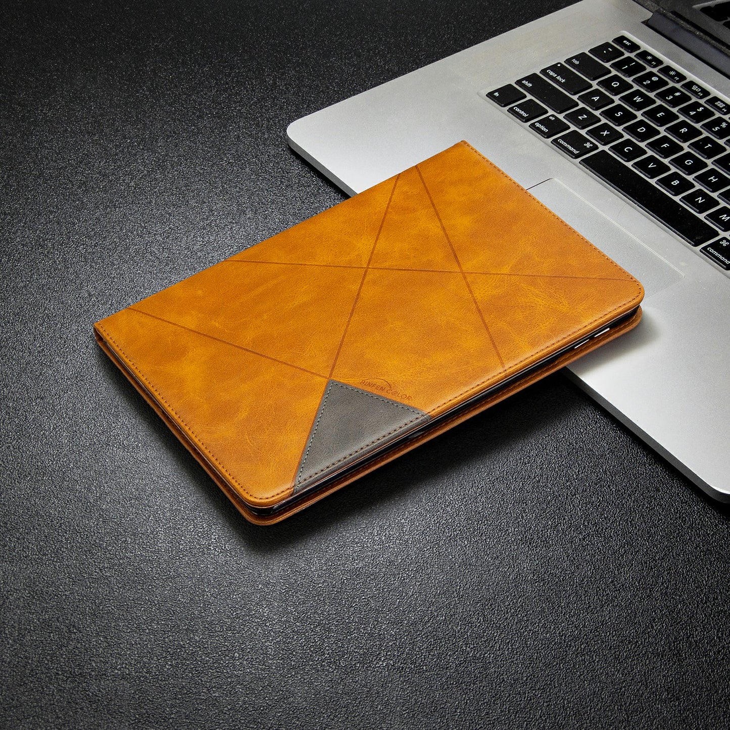 Geometric Pattern Stand Leather Smart Case for iPad Air 2/Air (2013)/iPad 9.7-inch (2018)/(2017)/Pro 9.7 inch (2016)