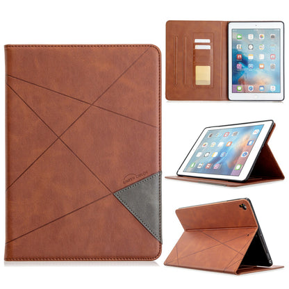 Geometric Pattern Stand Leather Smart Case for iPad Air 2/Air (2013)/iPad 9.7-inch (2018)/(2017)/Pro 9.7 inch (2016)