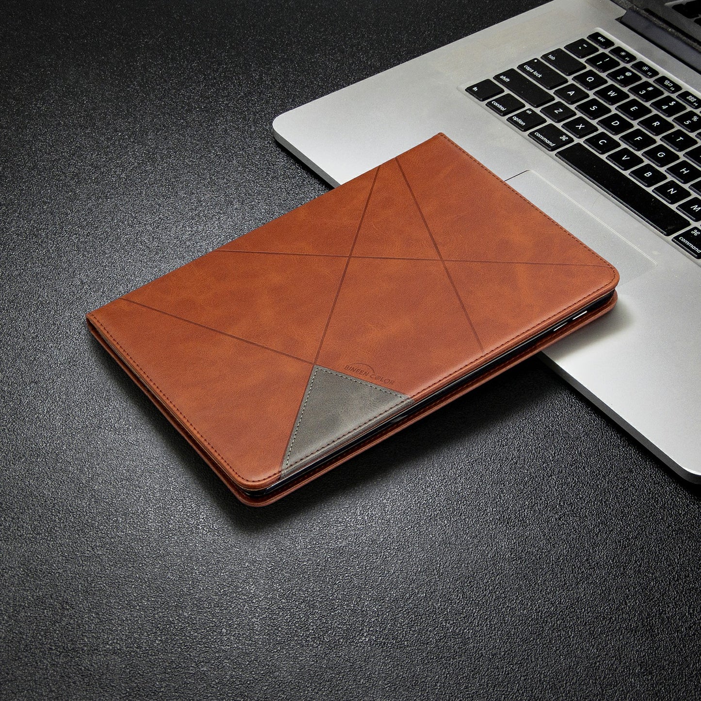 Geometric Pattern Stand Leather Smart Case for iPad Air 2/Air (2013)/iPad 9.7-inch (2018)/(2017)/Pro 9.7 inch (2016)