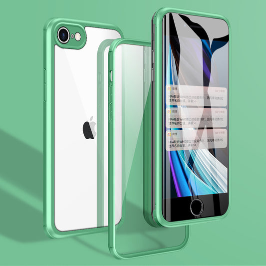 Double Sided Tempered Glass + TPU Cover for iPhone SE (2020)/SE (2022)/8/7