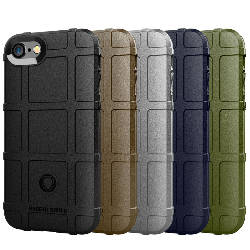 Rugged Square Skin TPU Anti-shock Cover for iPhone SE (2020)/SE (2022)/8/7 4.7 inch
