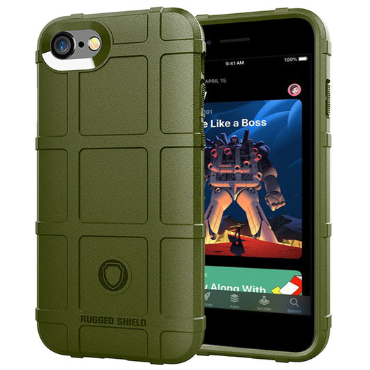 Rugged Square Skin TPU Anti-shock Cover for iPhone SE (2020)/SE (2022)/8/7 4.7 inch