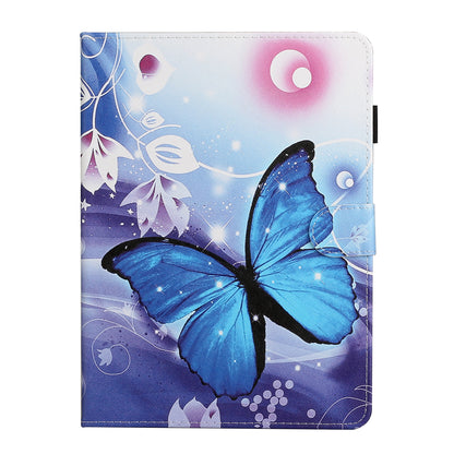 Pattern Printing PU Leather Card Holder Stand Tablet Cover for iPad 9.7-inch (2018)/(2017) / iPad Air 2 / iPad Air (2013)