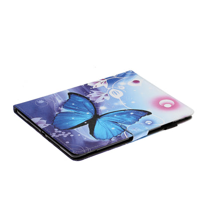 Pattern Printing PU Leather Card Holder Stand Tablet Cover for iPad 9.7-inch (2018)/(2017) / iPad Air 2 / iPad Air (2013)