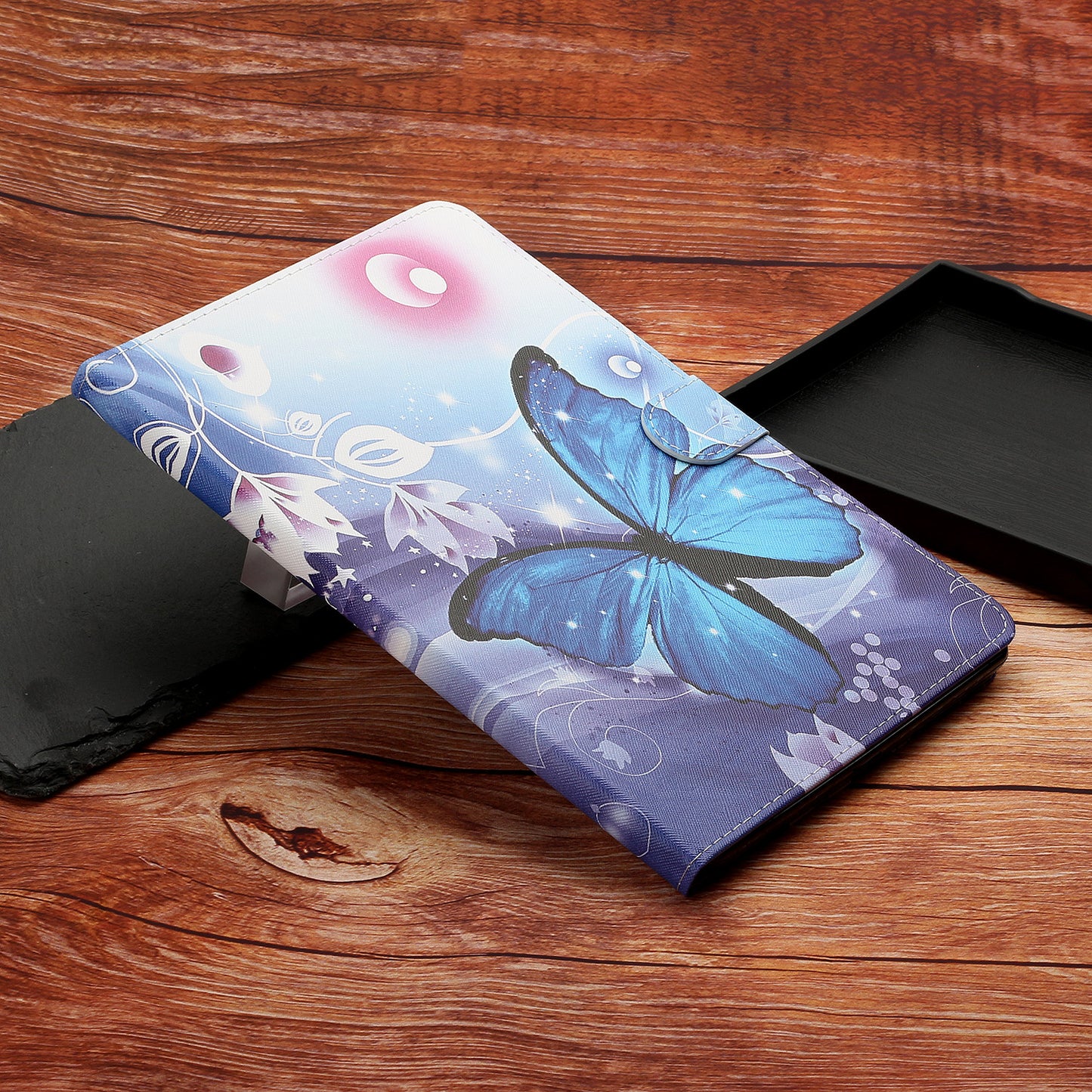 Pattern Printing PU Leather Card Holder Stand Tablet Cover for iPad 9.7-inch (2018)/(2017) / iPad Air 2 / iPad Air (2013)