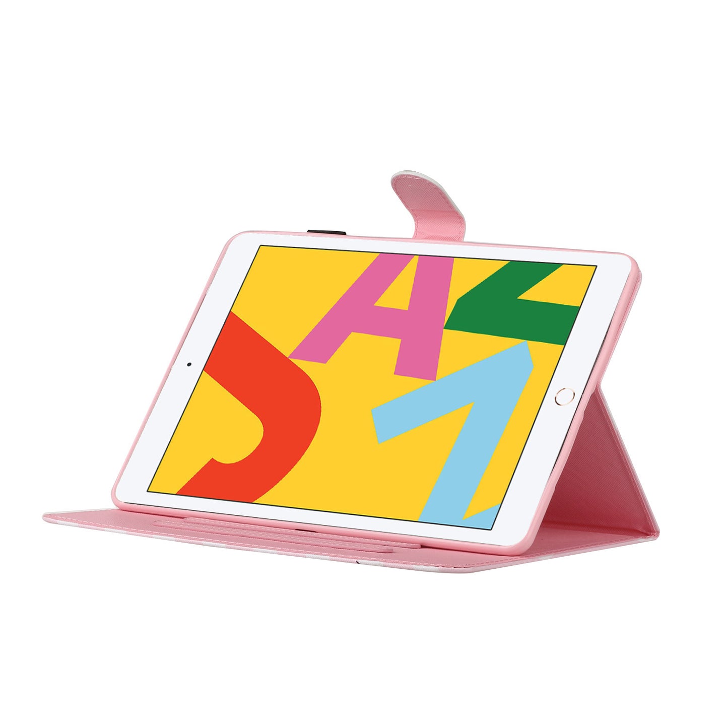 Pattern Printing PU Leather Card Holder Stand Tablet Cover for iPad 10.2 (2021)/(2020)/(2019) / iPad Air 10.5-inch (2019)