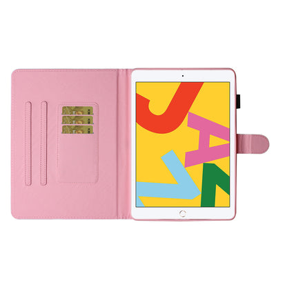 Pattern Printing PU Leather Card Holder Stand Tablet Cover for iPad 10.2 (2021)/(2020)/(2019) / iPad Air 10.5-inch (2019)