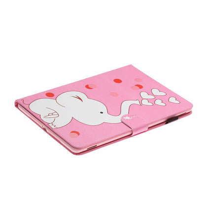 Pattern Printing PU Leather Card Holder Stand Tablet Cover for iPad 10.2 (2021)/(2020)/(2019) / iPad Air 10.5-inch (2019)