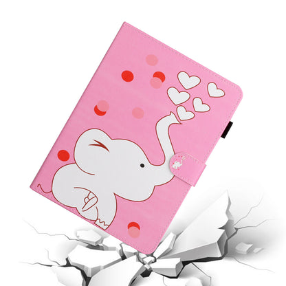 Pattern Printing PU Leather Card Holder Stand Tablet Cover for iPad 10.2 (2021)/(2020)/(2019) / iPad Air 10.5-inch (2019)
