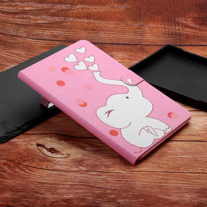 Pattern Printing PU Leather Card Holder Stand Tablet Cover for iPad 10.2 (2021)/(2020)/(2019) / iPad Air 10.5-inch (2019)