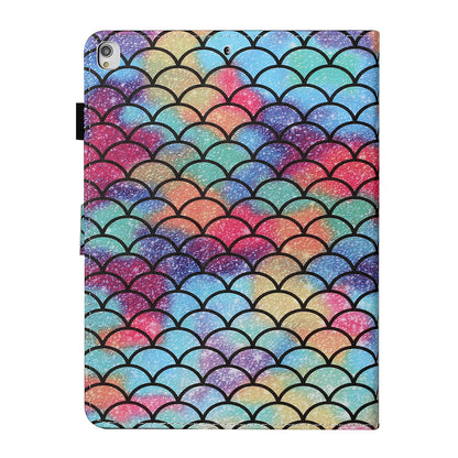 Pattern Printing PU Leather Card Holder Stand Tablet Cover for iPad 10.2 (2021)/(2020)/(2019) / iPad Air 10.5-inch (2019)