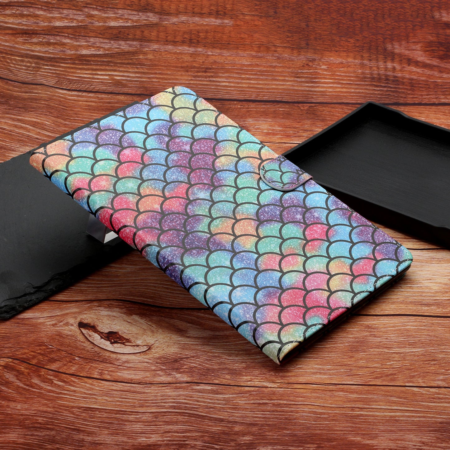 Pattern Printing PU Leather Card Holder Stand Tablet Cover for iPad 10.2 (2021)/(2020)/(2019) / iPad Air 10.5-inch (2019)