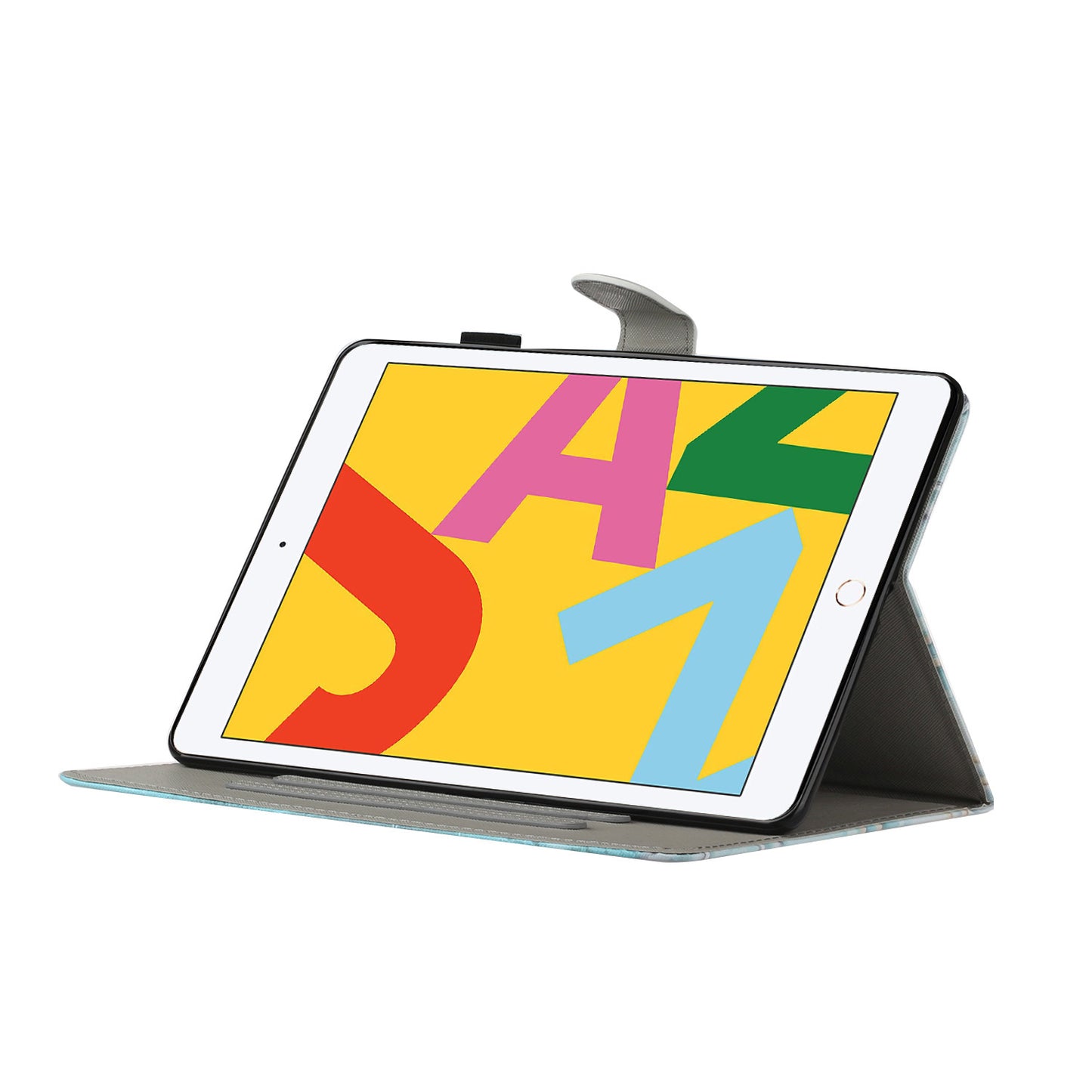 Pattern Printing PU Leather Card Holder Stand Tablet Cover for iPad 10.2 (2021)/(2020)/(2019) / iPad Air 10.5-inch (2019)