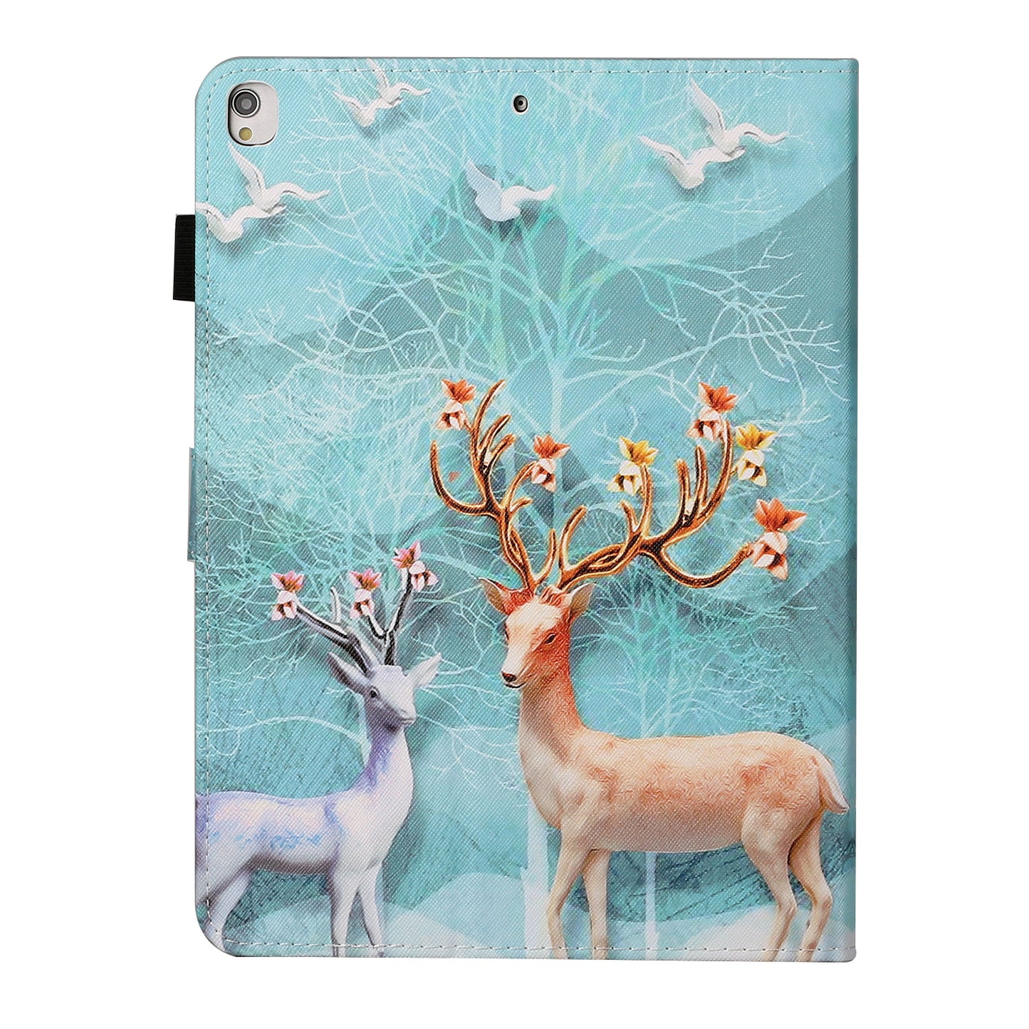 Pattern Printing PU Leather Card Holder Stand Tablet Cover for iPad 10.2 (2021)/(2020)/(2019) / iPad Air 10.5-inch (2019)
