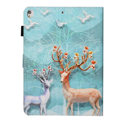 Pattern Printing PU Leather Card Holder Stand Tablet Cover for iPad 10.2 (2021)/(2020)/(2019) / iPad Air 10.5-inch (2019)