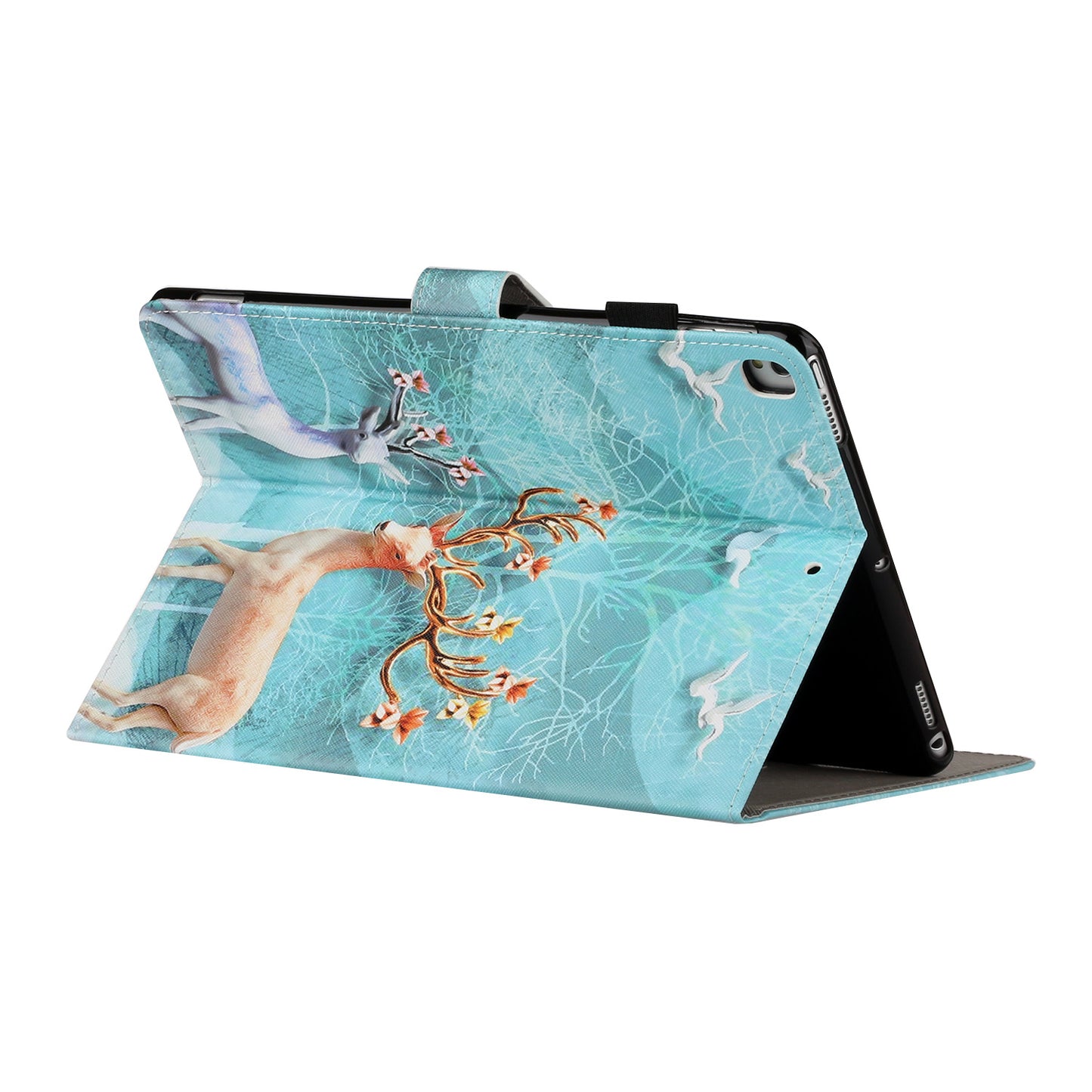 Pattern Printing PU Leather Card Holder Stand Tablet Cover for iPad 10.2 (2021)/(2020)/(2019) / iPad Air 10.5-inch (2019)