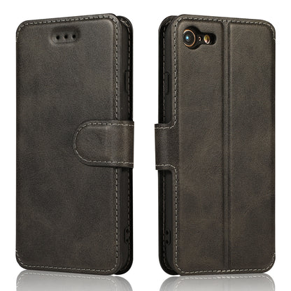 PU Leather + TPU Wallet Stand Phone Cover for iPhone SE (2020)/SE (2022)/8/7