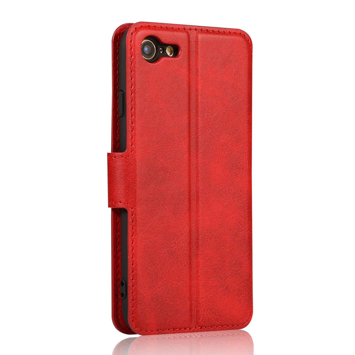 PU Leather + TPU Wallet Stand Phone Cover for iPhone SE (2020)/SE (2022)/8/7