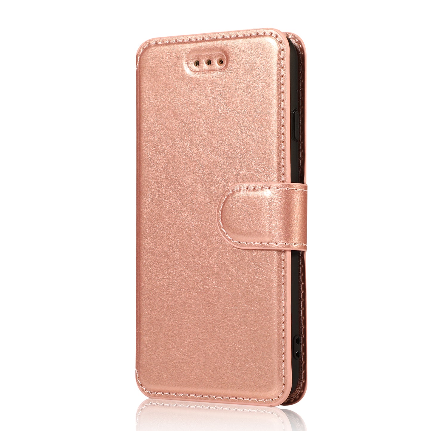 PU Leather + TPU Wallet Stand Phone Cover for iPhone SE (2020)/SE (2022)/8/7