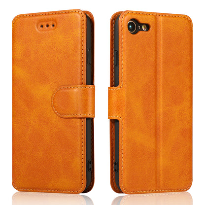 PU Leather + TPU Wallet Stand Phone Cover for iPhone SE (2020)/SE (2022)/8/7