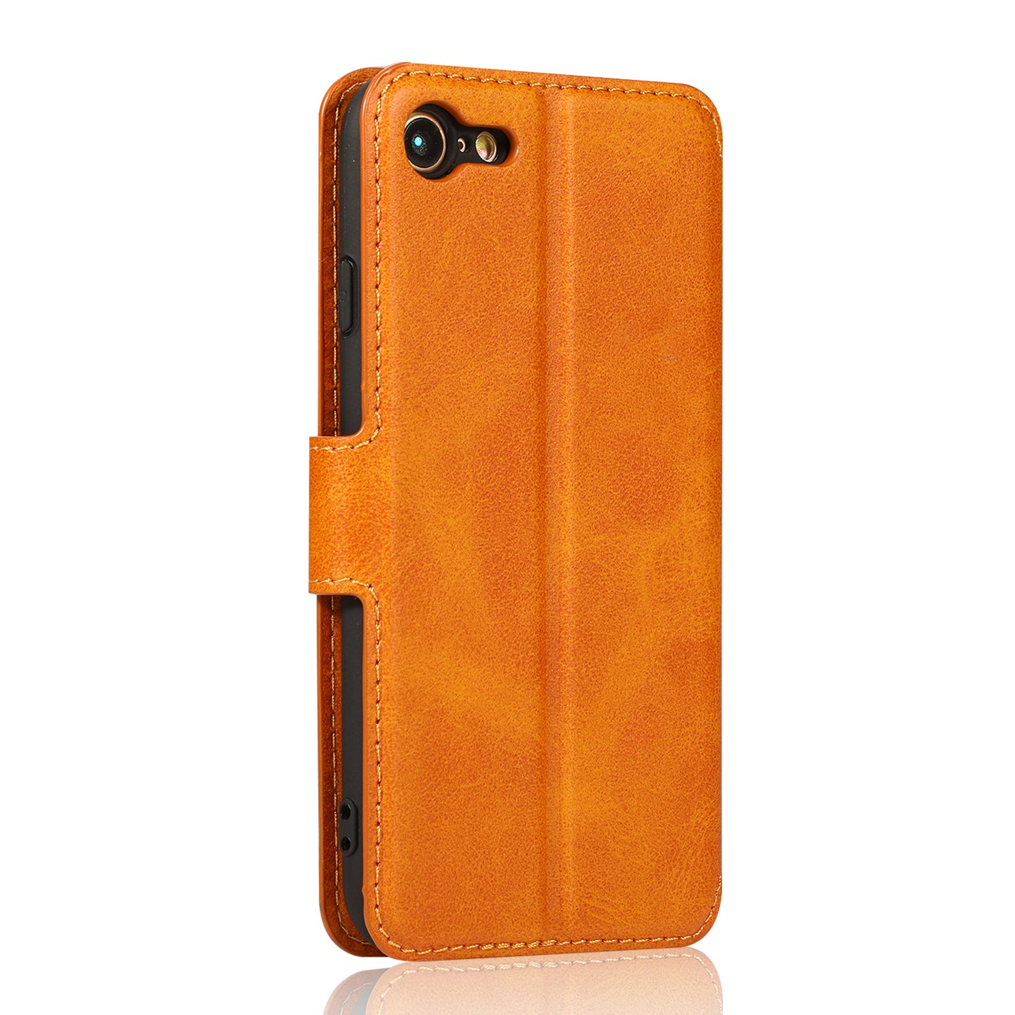 PU Leather + TPU Wallet Stand Phone Cover for iPhone SE (2020)/SE (2022)/8/7