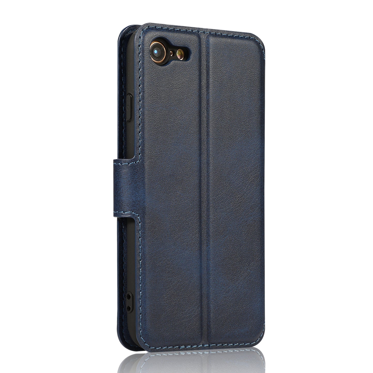 PU Leather + TPU Wallet Stand Phone Cover for iPhone SE (2020)/SE (2022)/8/7
