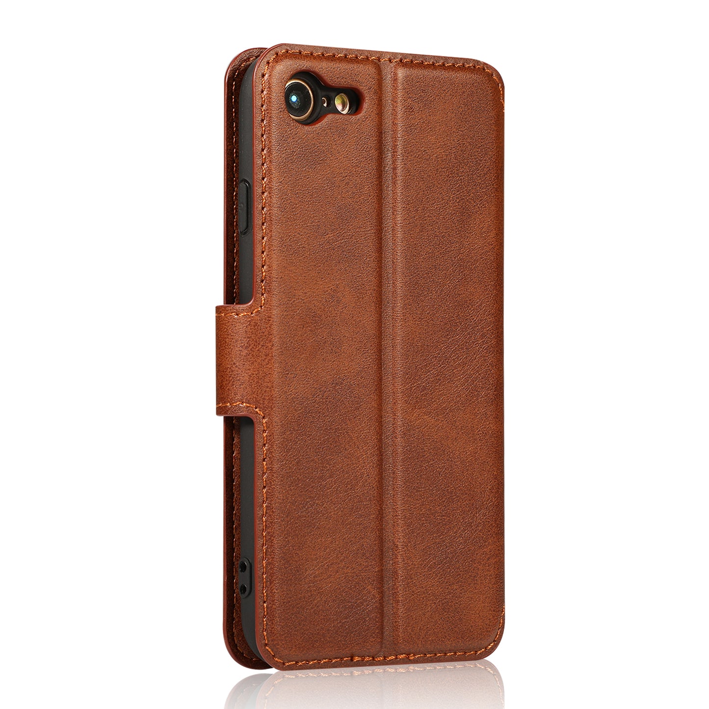 PU Leather + TPU Wallet Stand Phone Cover for iPhone SE (2020)/SE (2022)/8/7