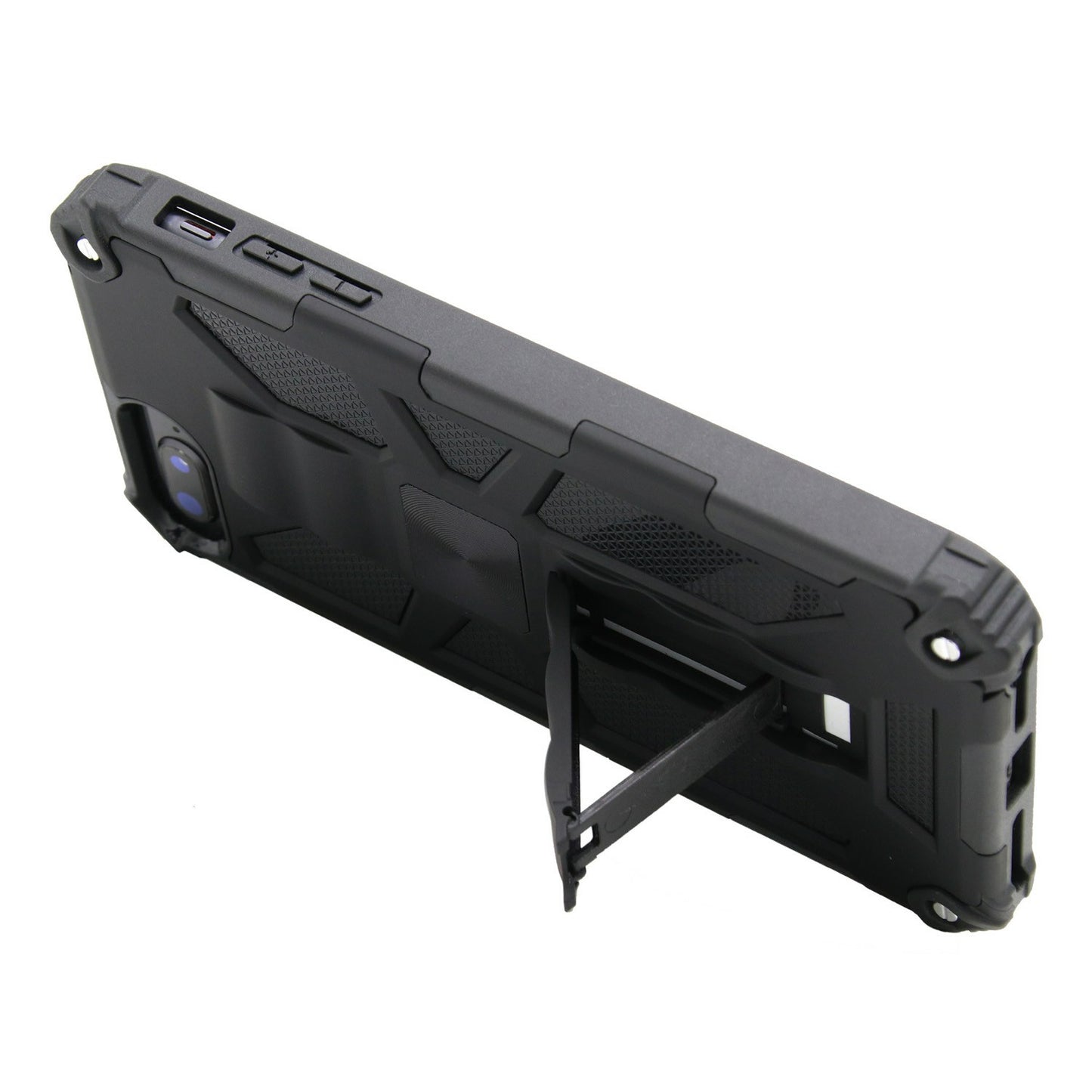 Kickstand Armor Dropproof PC TPU Hybrid Case with Magnetic Metal Sheet for iPhone 6 Plus / 7 Plus / 8 Plus 5.5-inch