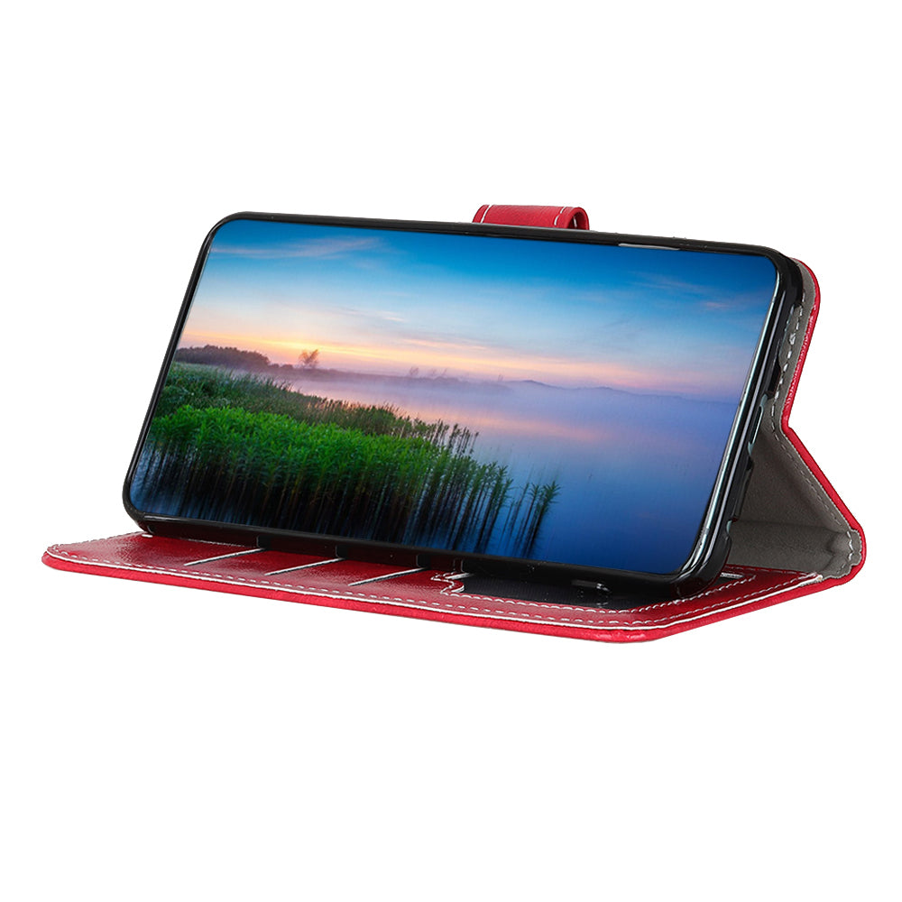 Crazy Horse Texture Wallet Stand Leather Phone Cover for iPhone 12 Pro Max 6.7 inch