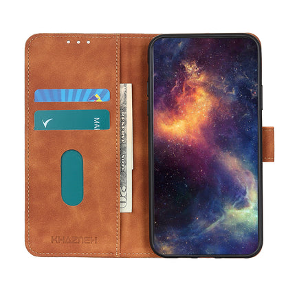 KHAZNEH Retro Leather Wallet Cover for iPhone 12 mini