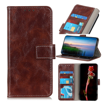 Crazy Horse Skin Leather Unique Case for iPhone 12 mini