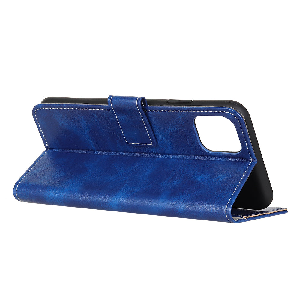 Crazy Horse Skin Leather Unique Case for iPhone 12 mini