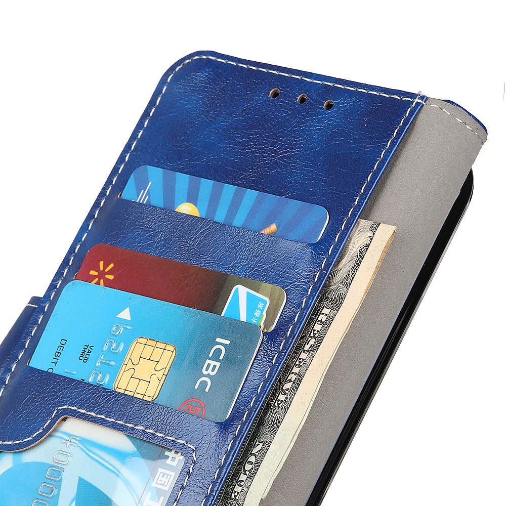 Crazy Horse Skin Leather Unique Case for iPhone 12 mini