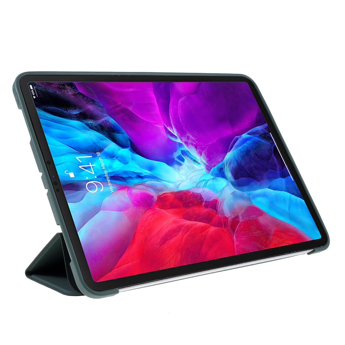 Tri-fold PU Leather + TPU Tablet Phone Shell for iPad Pro 11-inch (2020)/(2018)