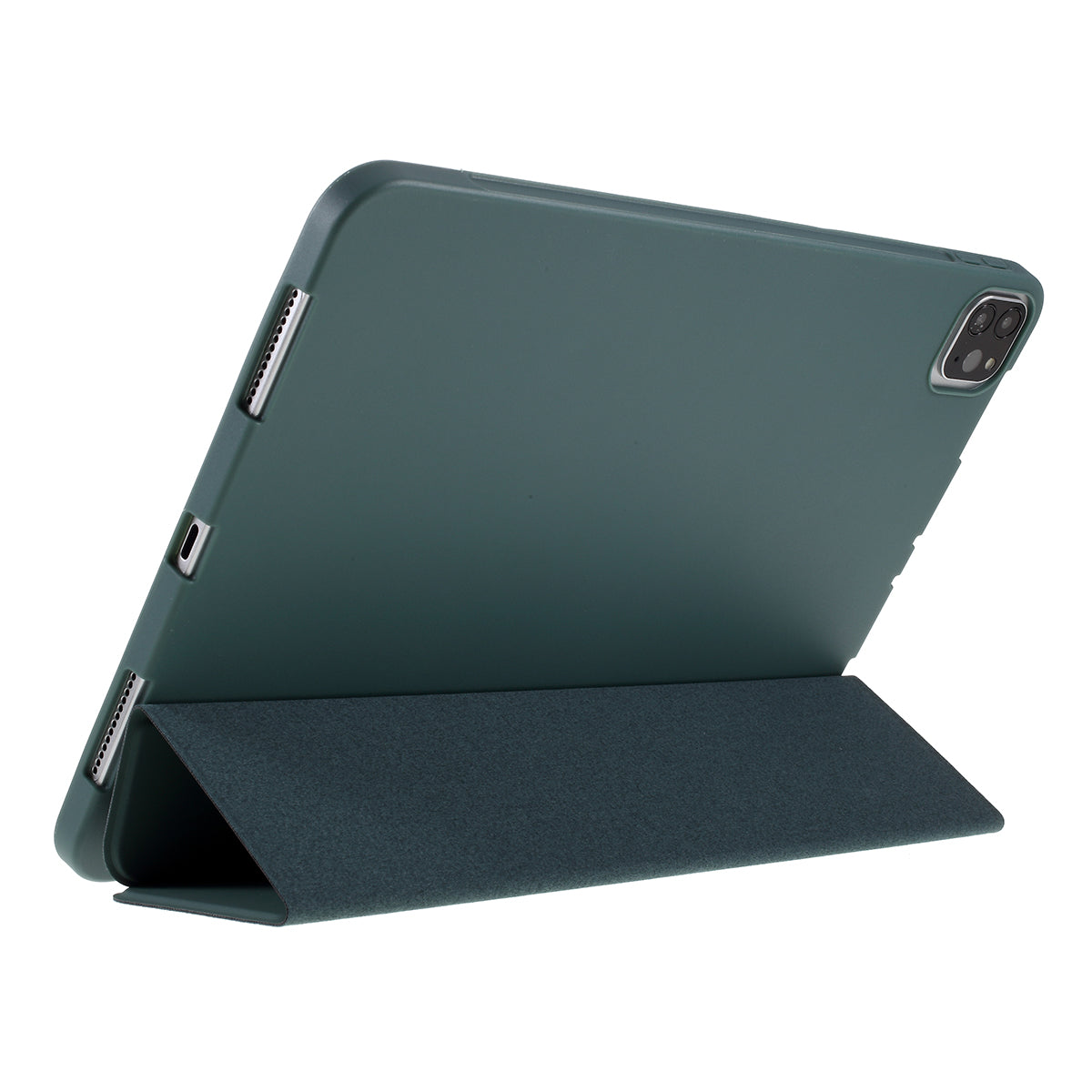 Tri-fold PU Leather + TPU Tablet Phone Shell for iPad Pro 11-inch (2020)/(2018)