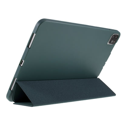 Tri-fold PU Leather + TPU Tablet Phone Shell for iPad Pro 11-inch (2020)/(2018)