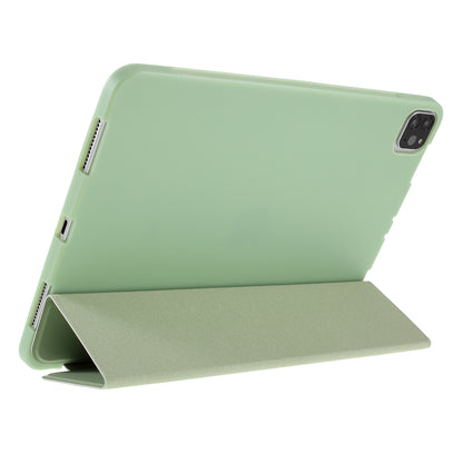 Tri-fold PU Leather + TPU Tablet Phone Shell for iPad Pro 11-inch (2020)/(2018)