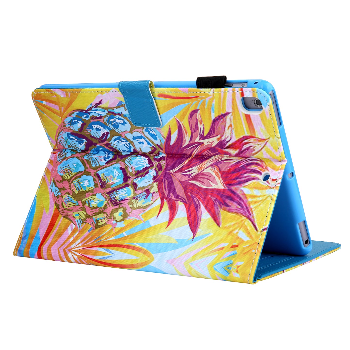 Pattern Printing Stand Card Holder Leather Case for iPad 9.7-inch (2018)/(2017)/Air 2/Air (2013)