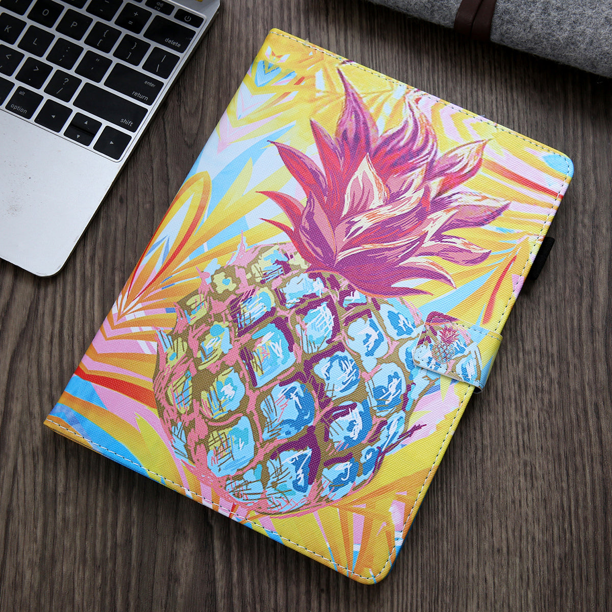 Pattern Printing Stand Card Holder Leather Case for iPad 9.7-inch (2018)/(2017)/Air 2/Air (2013)
