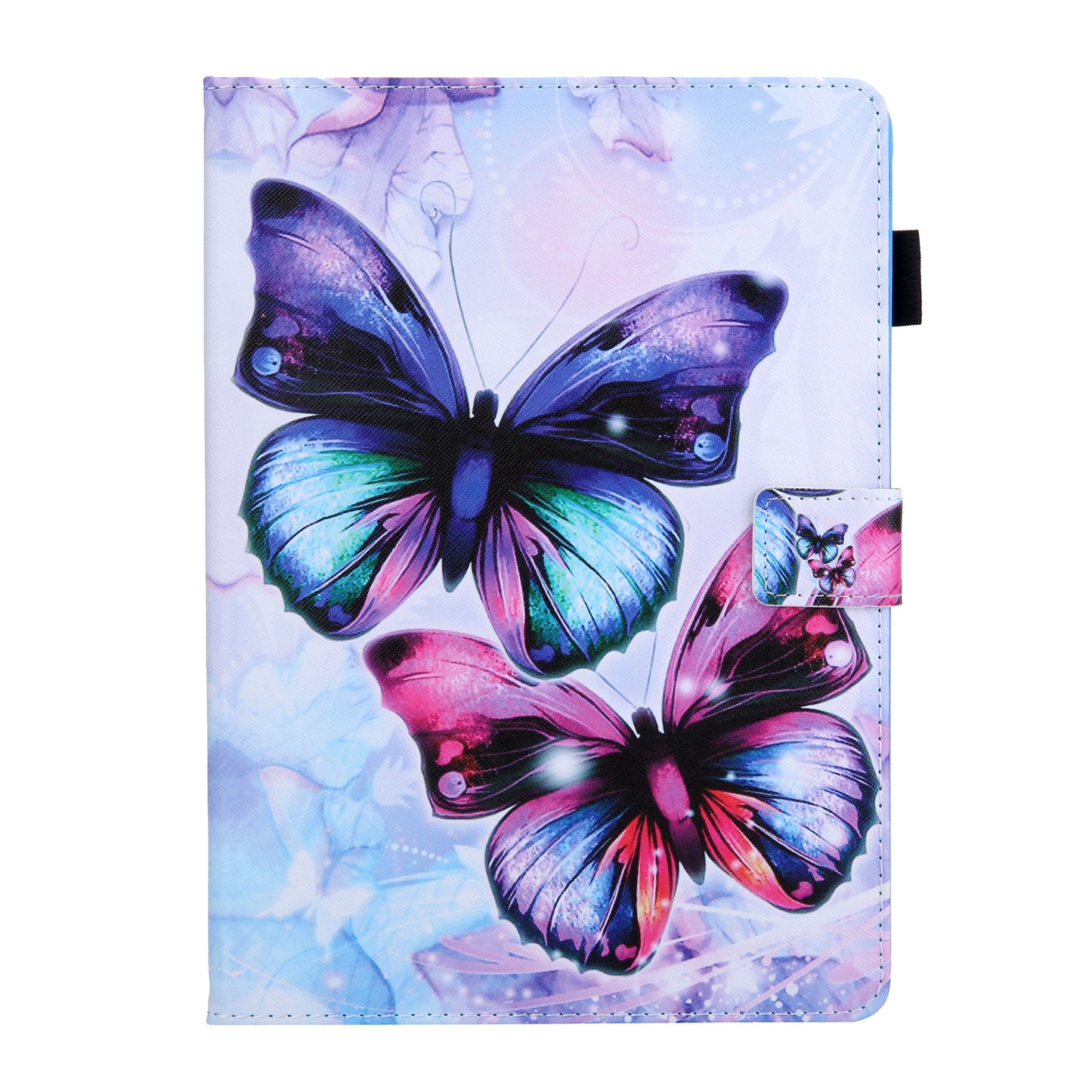 Pattern Printing Stand Card Holder Leather Case for iPad 9.7-inch (2018)/(2017)/Air 2/Air (2013)