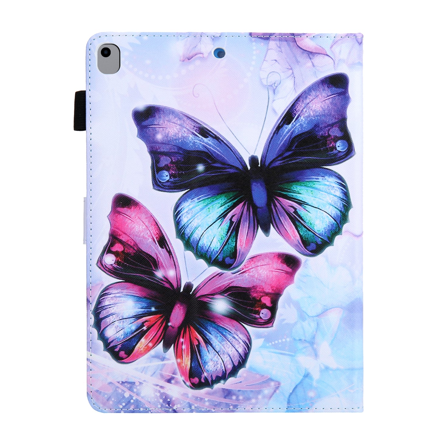 Pattern Printing Stand Card Holder Leather Case for iPad 9.7-inch (2018)/(2017)/Air 2/Air (2013)