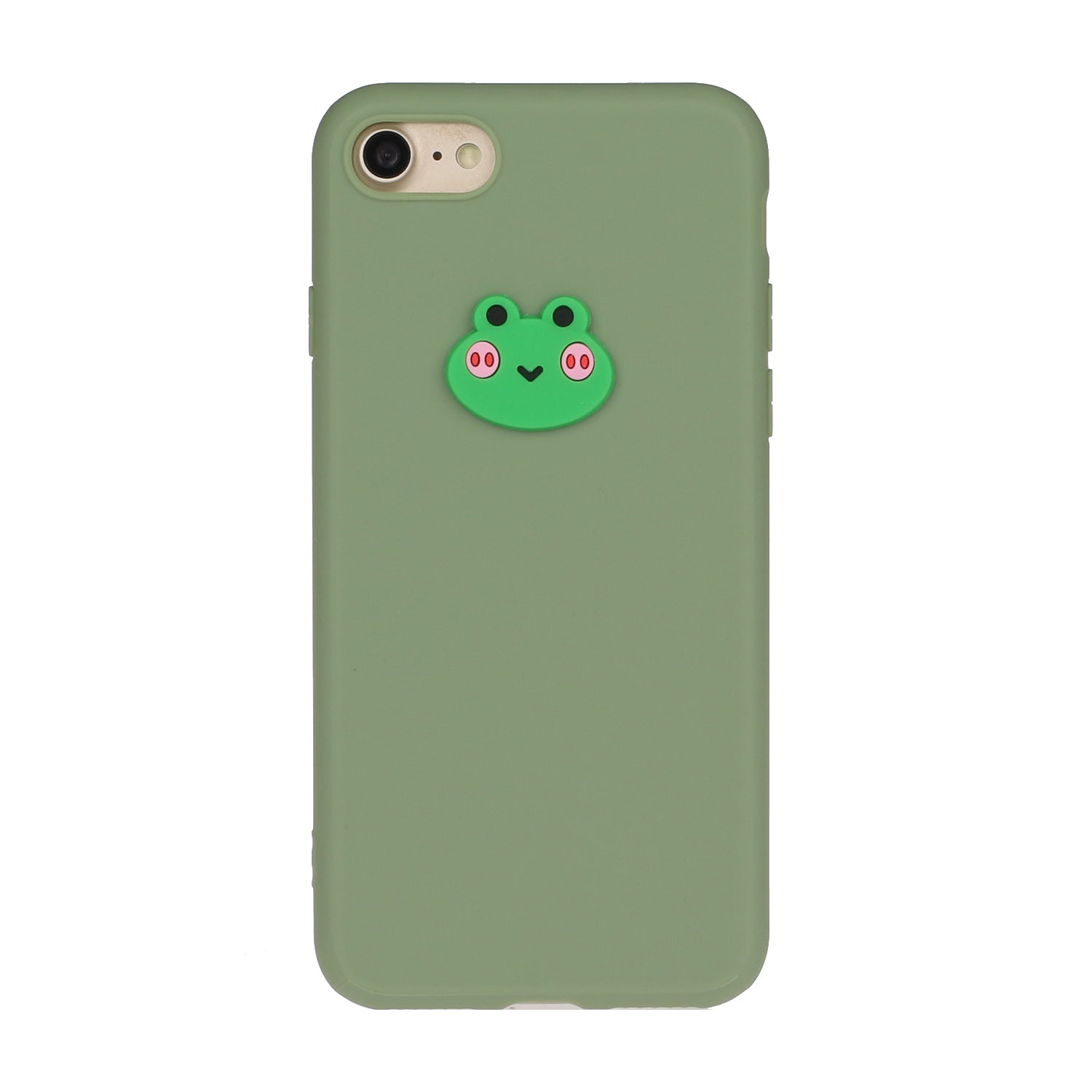 Animal Doll Coated TPU Phone Case for iPhone 7/8/SE (2020)/SE (2022)