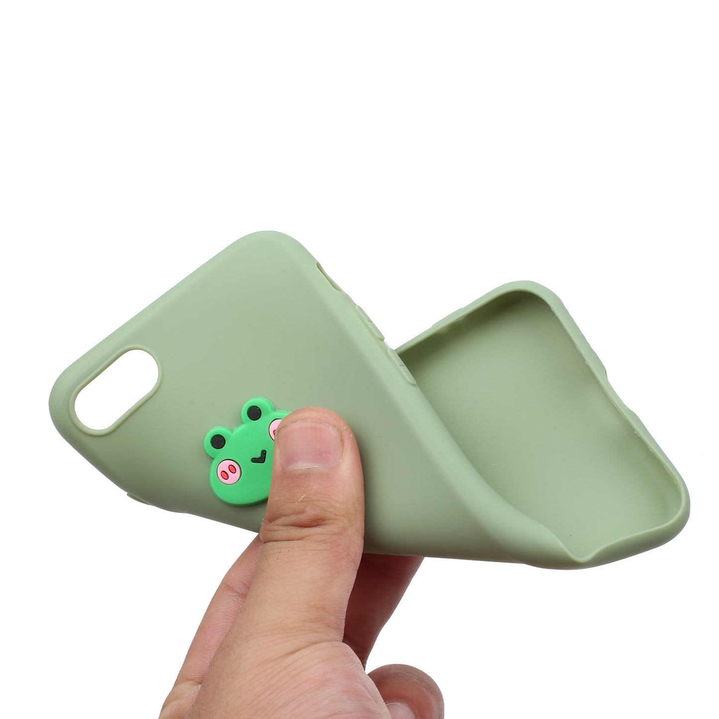 Animal Doll Coated TPU Phone Case for iPhone 7/8/SE (2020)/SE (2022)